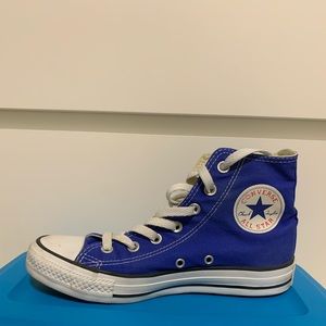 Converse high tops royal blue